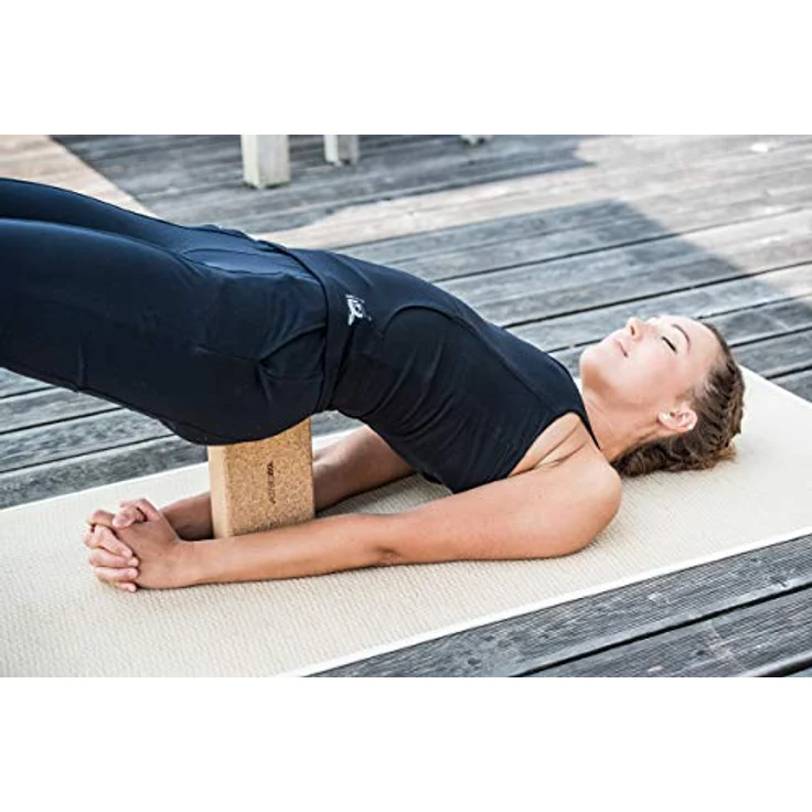 Yogistar Yogablock yogiblock Kork Basic (22,5 x 12 x 7,4 cm) – Bild 4
