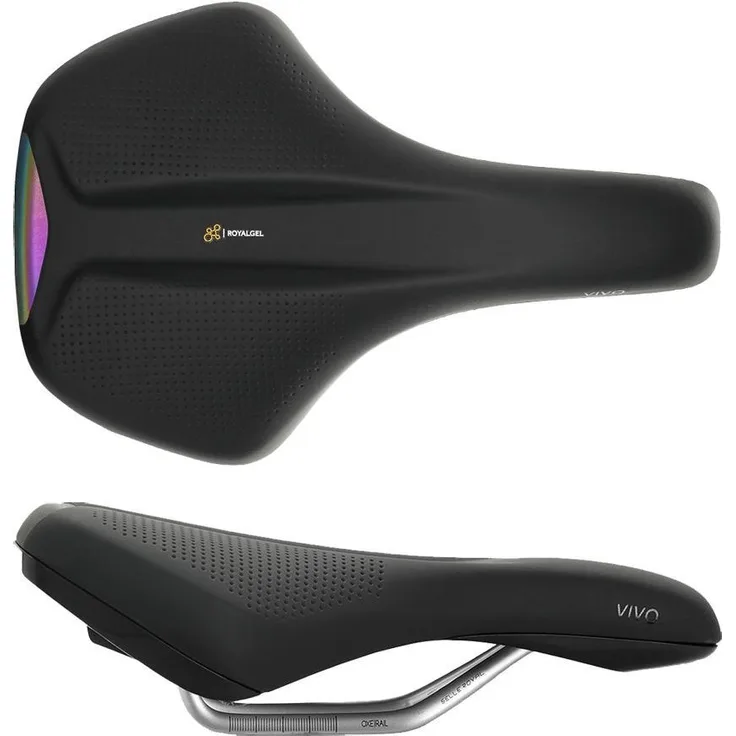 Selle Royal Vivo Moderate, Velosattel mit Gelpolster, 178 mm Breite, unisex, synthetisches Material