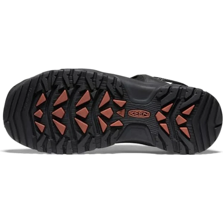 KEEN Targee III Sandale, Herren Schuhe mit EVA-Sohle und KEEN.ALL-TERRAIN Grip, schwarz, Größe 43 – Bild 6
