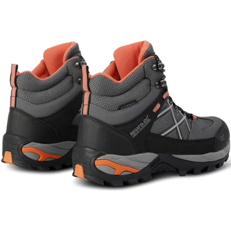 Regatta Samaris III, Damen Wanderschuhe, Größe 39, Orange/Grau – Bild 6