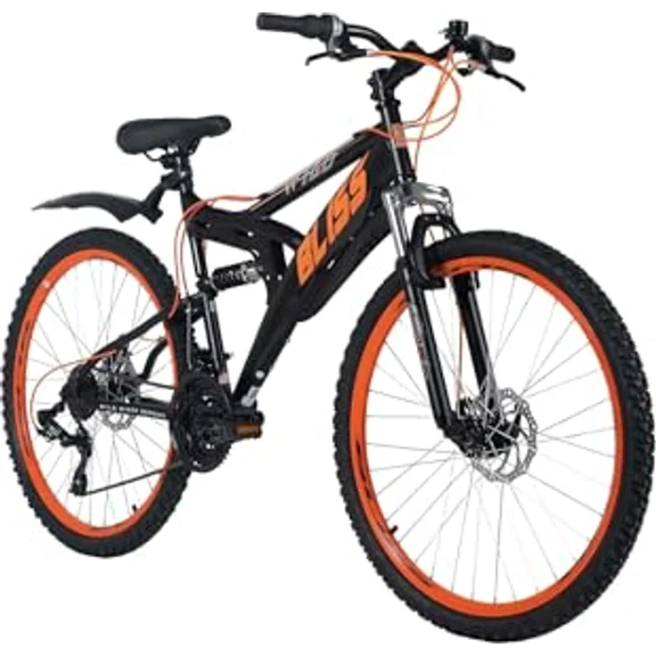 WYLD Mountainbike Fully 26'' Bliss, 21 Gänge, RH 47 cm, sportliches Design, mechanische Scheibenbremsen, geeignet für Körpergröße 170-185 cm – Bild 2