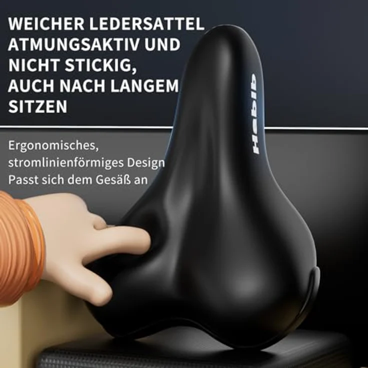 Habib Gruppe Dino-Fahrrad, Kinderfahrrad im Dinosaurier-Design mit 6-teiligem Schutz-Set und höhenverstellbarem Sattel, für Kinder von 85 cm bis 140 cm – Bild 4