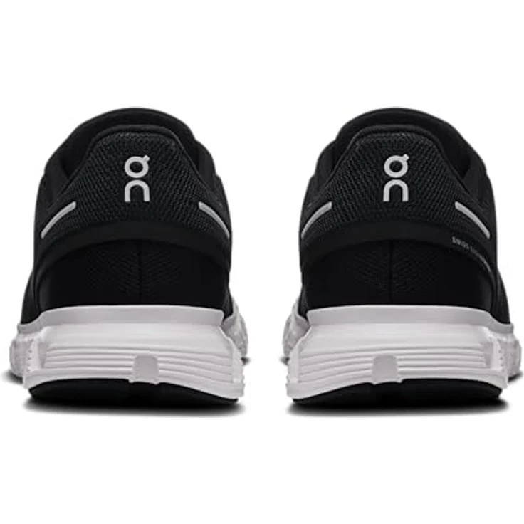 ON Running Cloud 6, Damen Sneakers Schuhe, atmungsaktiv und wasserabweisend, Schwarz-Weiß, EU 37.5 US 6.5 – Bild 8