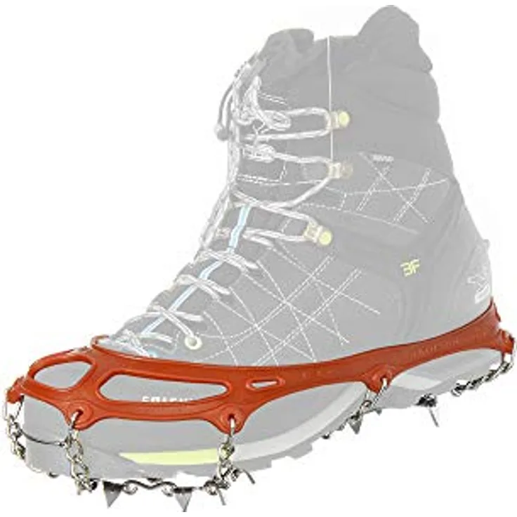Snowline Chainsen Pro Grödel, Steigeisen für Schnee und Eis, geeignet für Schuhgrößen 32-36, leicht und robust