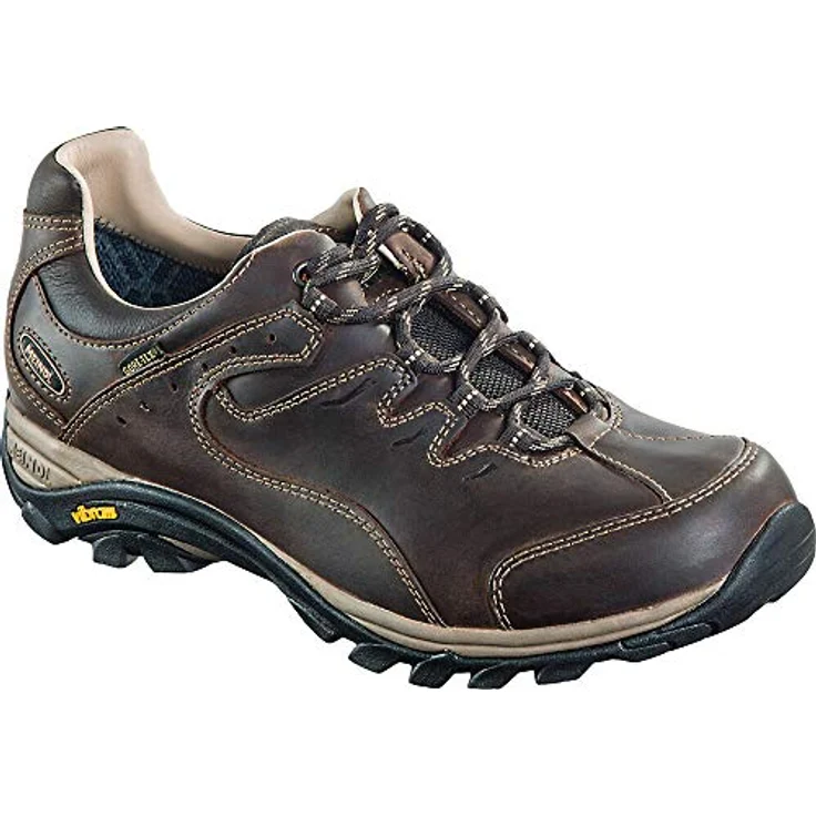 Meindl Herren Wanderschuhe, robuste Outdoorschuhe aus hochwertigem Leder, Schnürverschluss, Größe 42, Braun – Bild 2
