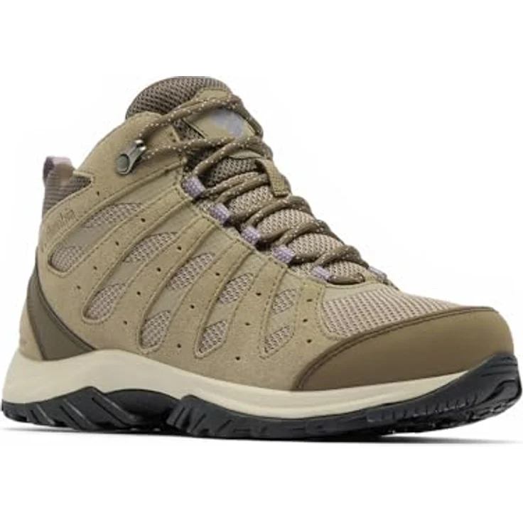 Columbia REDMOND™ III MID WATERPROOF, Wasserdichte Wanderschuhe für Damen mit knöchelhohem Schutz, grau – Bild 1