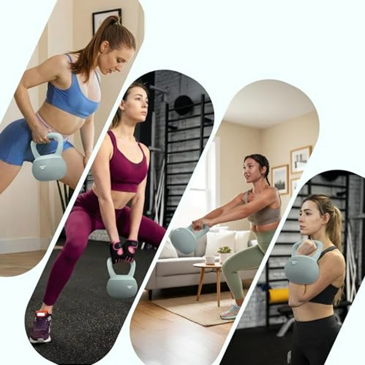 NEOLYMP Kettlebell Soft Kettlebell 2–12 kg, bodenschonend & leise, ergonomischer Softgriff, ideal fürs Homegym – Bild 8