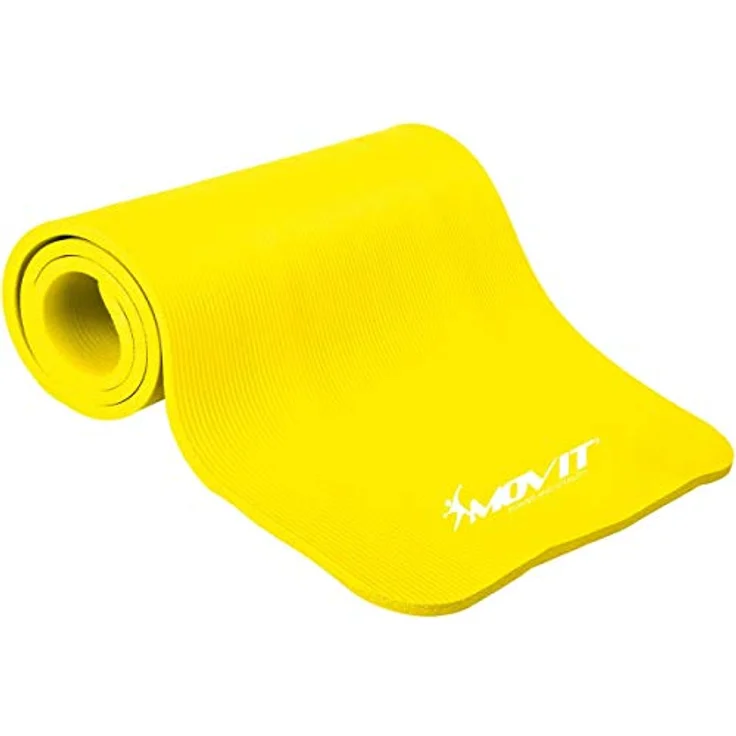MOVIT® Gymnastikmatte, rutschfest und hautfreundlich, 10/15 mm, 3 Größen & 12 Farben, inkl. Tragegurt – Bild 5