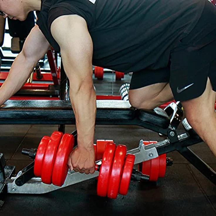 CCLIFE Hanteln Set 2er Kurzhanteln 20 30 40kg Hantelset professionell Dumbbell ohne Verbindungsstahlrohr Gewichten-ZERRO – Bild 5