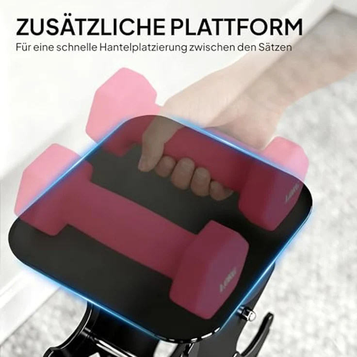 SPORTNOW Hanteln Set 4 Paar Kurzhanteln 1-4 kg mit rutschfesten Griffen und Aufbewahrungsständer, hexagonale Form – Bild 6