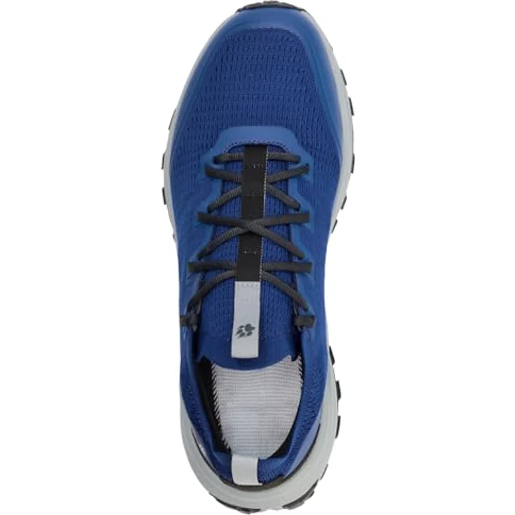 JACK WOLFSKIN PS TRAIL KNIT LOW M, Herren Wanderschuhe mit TEXARIDE-Technologie und Mesh-Obermaterial, grau – Bild 7