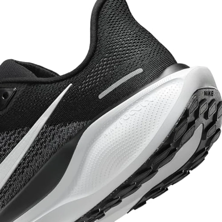 Nike Pegasus 41, Herren Laufschuhe mit ReactX Dämpfung und Air Zoom Elementen, Weiss, Schwarz, Grau, Größe 45.5 – Bild 8