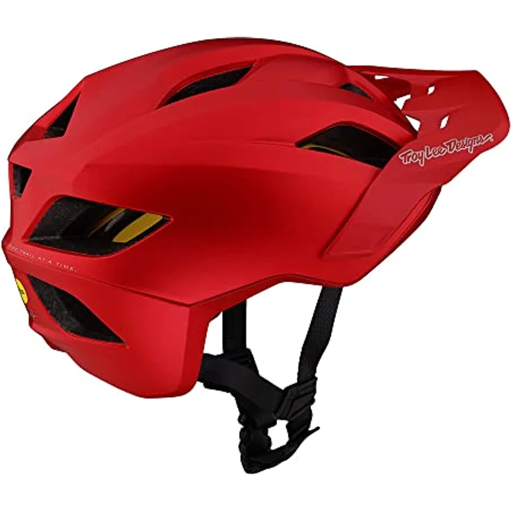 Troy Lee Designs Flowline Mips Downhillhelm Rot XL-2XL - Velohelm mit innovativem Mips System, in XL-2XL (60 - 63 cm) – Bild 2