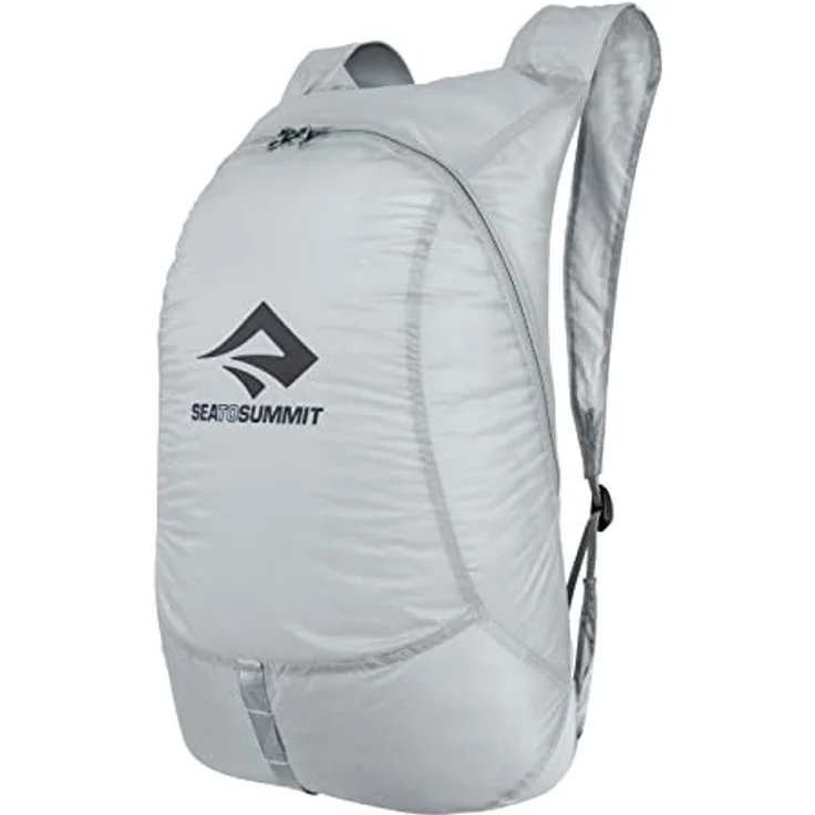 Sea to Summit Ultra-Sil Tagesrucksack 20L, wasserabweisender & ultraleichter Rucksack aus 30D Cordura-Gewebe, eiergroßer Packsack, 2-Wege-Reißverschluss, HighRise Grey, 72g – Bild 1