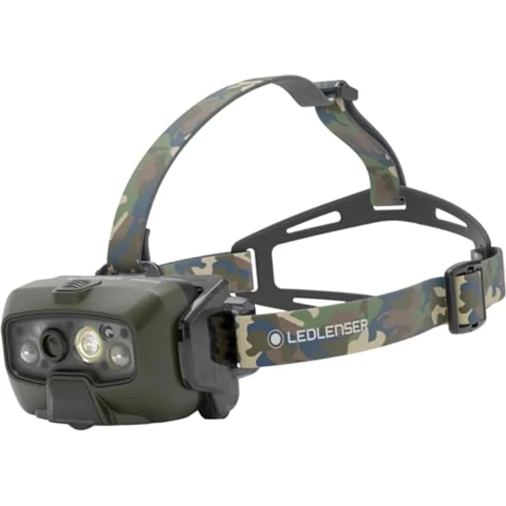 Ledlenser HF8R Core Stirnlampe Led wiederaufladbar Camo | LED Kopflampe 1600 Lumen | Adventure Headlights mit Rotlicht | Outdoor Stirnleuchte | Kopfleuchte | wasserdichte Kopftaschenlampe IP68 – Bild 1