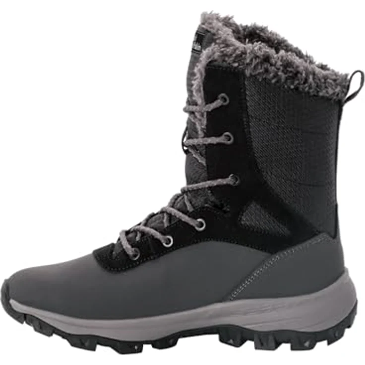 Jack Wolfskin Everquest Snow High Texapore, Winterschuhe mit wasserdichter TEXAPORE-Membran und Hochleistungs-Isolierung bis -30°C, schwarz – Bild 1