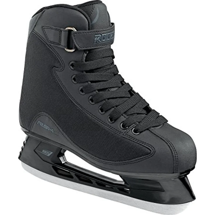 Roces RSK 2 Herren Schlittschuh, anatomische Polsterung, schnürung, hockeyschiene aus Karbonstahl, Schwarz, 43 EU – Bild 4