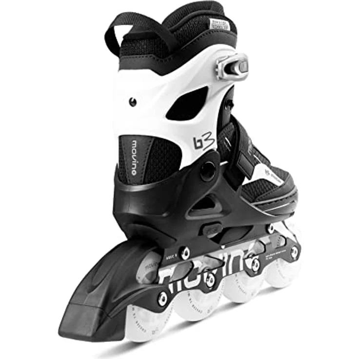 Movino Cruzer B3, Inlineskates mit leuchtenden LED-Rollen, ABEC-9 Kugellagern und Aluminium-Schiene, Größenverstellbar 30-41 – Bild 4