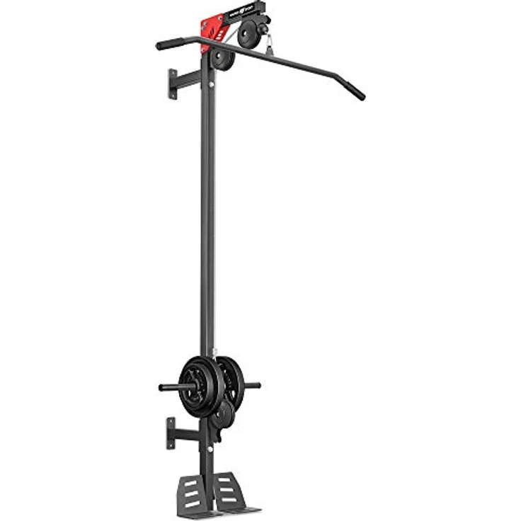 Marbo Sport Latzug für Wandmontage MH-W101 2.0 | Made in EU, mit gratis Latzugstange und rutschfesten Podesten – Bild 2
