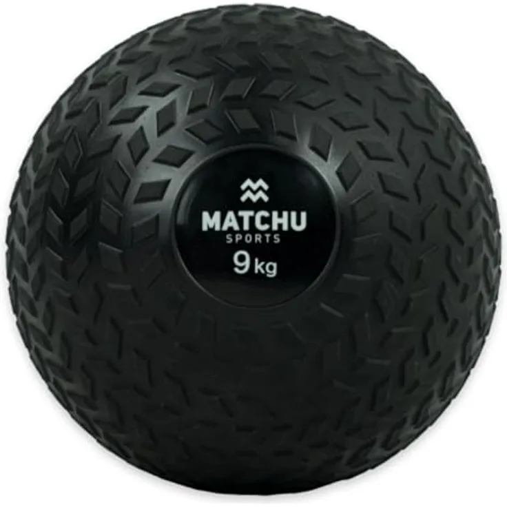 Matchu Slam Ball, 9 KG, Extra Grip, wasserdicht, robustes Design, schwarz