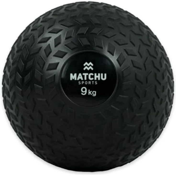 Matchu Slam Ball, 9 KG, Extra Grip, wasserdicht, robustes Design, schwarz – Bild 1