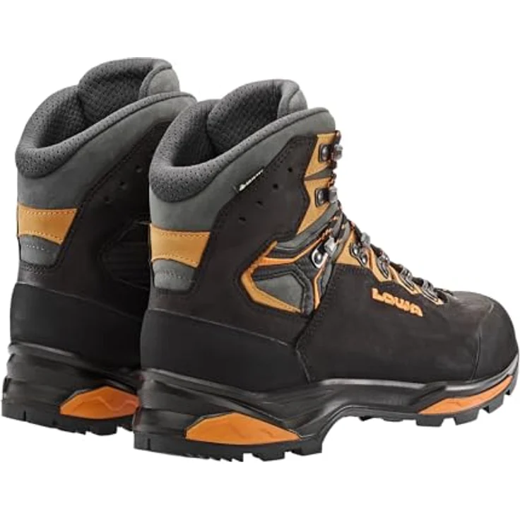 LOWA CAMINO EVO GTX, Mittelstiefel für Herren, wasserdicht, schwarz/orange, Größe 42.5 – Bild 4