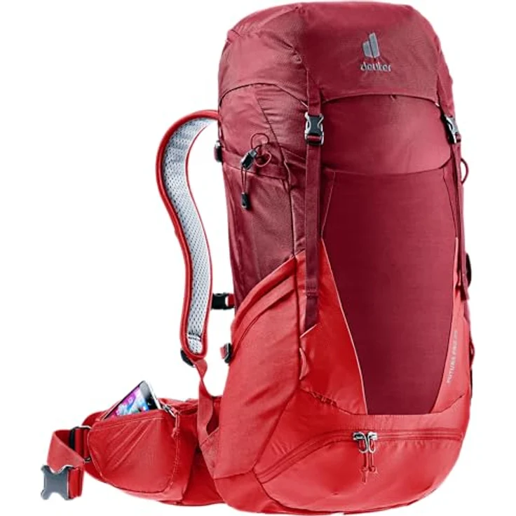 deuter Futura Pro 36, Wanderrucksack mit Aircomfort Netzrücken-System und Active-Comfort-Fit, schwarz – Bild 5