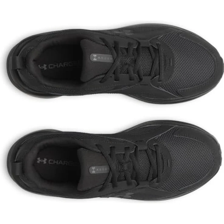 Under Armour Herren Charged Assert 11 Laufschuhe, Atmungsaktives Obermaterial, Gepolsterte Einlegesohle, Charged+ Dämpfung, Robuste Gummiaußensohle, Schwarz, Schuhgröße 41 EU – Bild 4