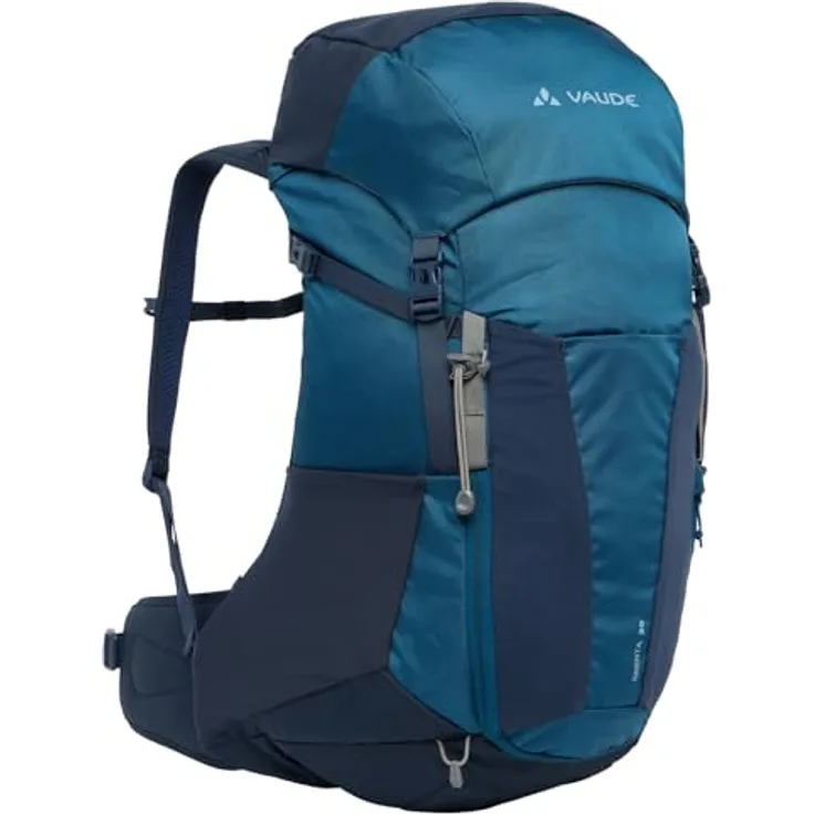 VAUDE Brenta 30, Wanderrucksack 30L mit ergonomischem Tragesystem, atmungsaktiver Rückwand und Trinksystem-Fach – ideal für lange Wanderungen, nachhaltig und wasserabweisend