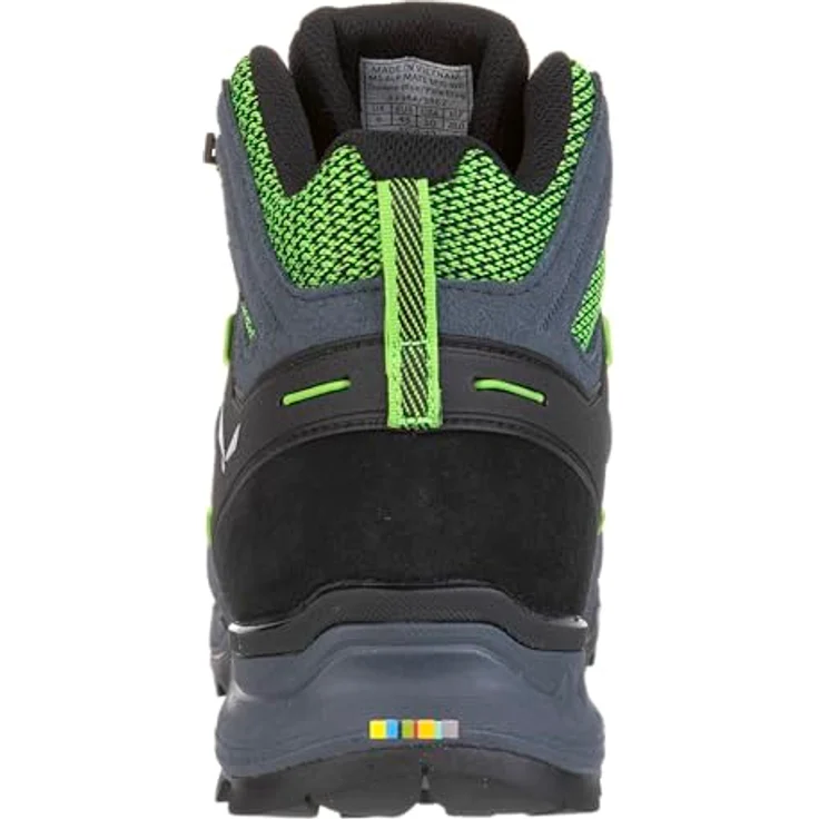Salewa Alp Mate WP, Herren Mid-Cut Wanderschuhe aus Wildleder, wasserdicht, Farbe Blau, Größe 41 – Bild 3