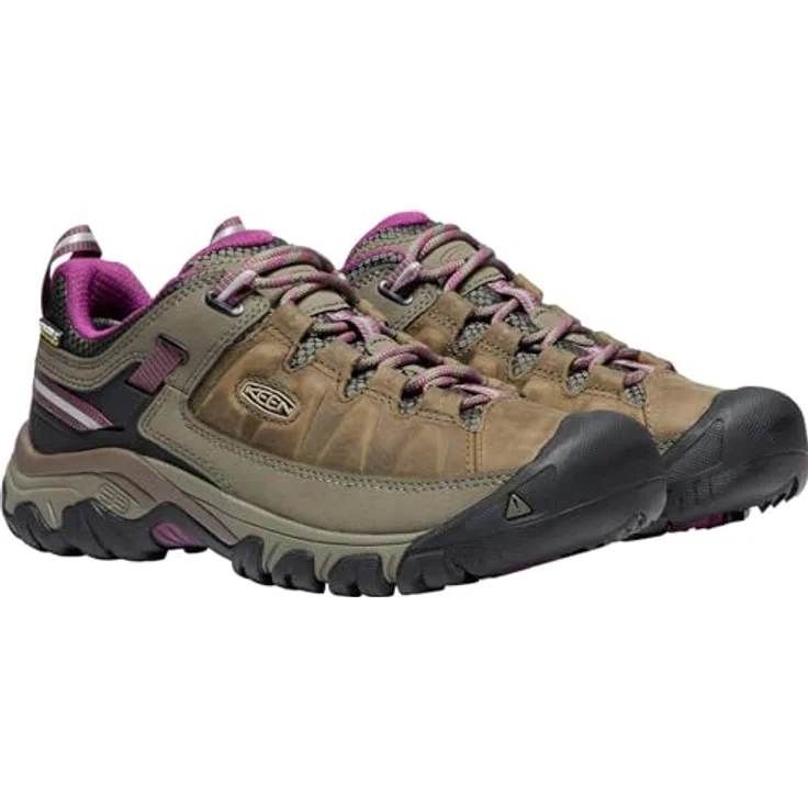 Keen Targhee III WP Shoes, Damen Wanderschuhe, wasserdicht aus Premium-Leder, Größe 40.5, braun – Bild 5