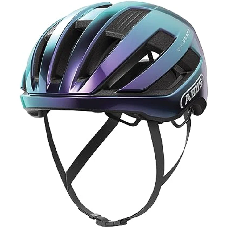 ABUS Rennradhelm WingBack – leichter Roadhelm mit optimaler Belüftung – Violett, Größe L – Bild 5