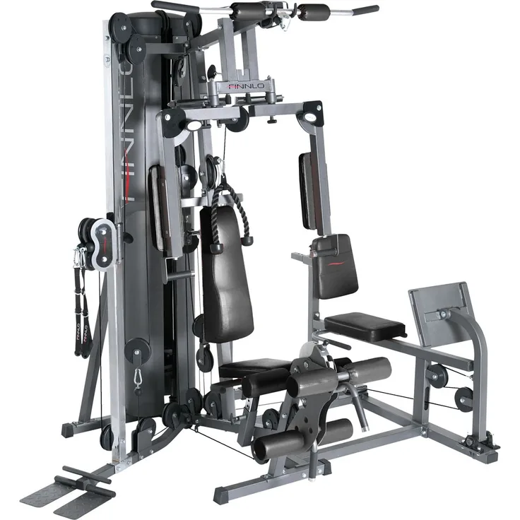 Finnlo Autark 2500 Kraftstation 3896, inkl. 80kg Gewichteblock, aufrüstbar auf 100kg, Farbe schwarz