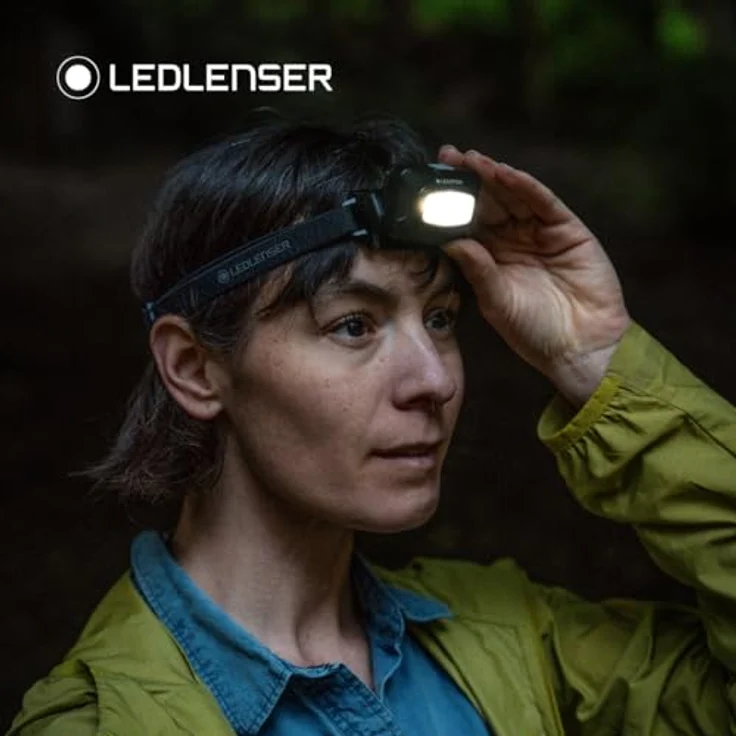 Ledlenser HF4R Core, wiederaufladbare Stirnlampe mit 500 lm, drei Helligkeitsstufen und rotem Frontlicht, schwarz – Bild 6
