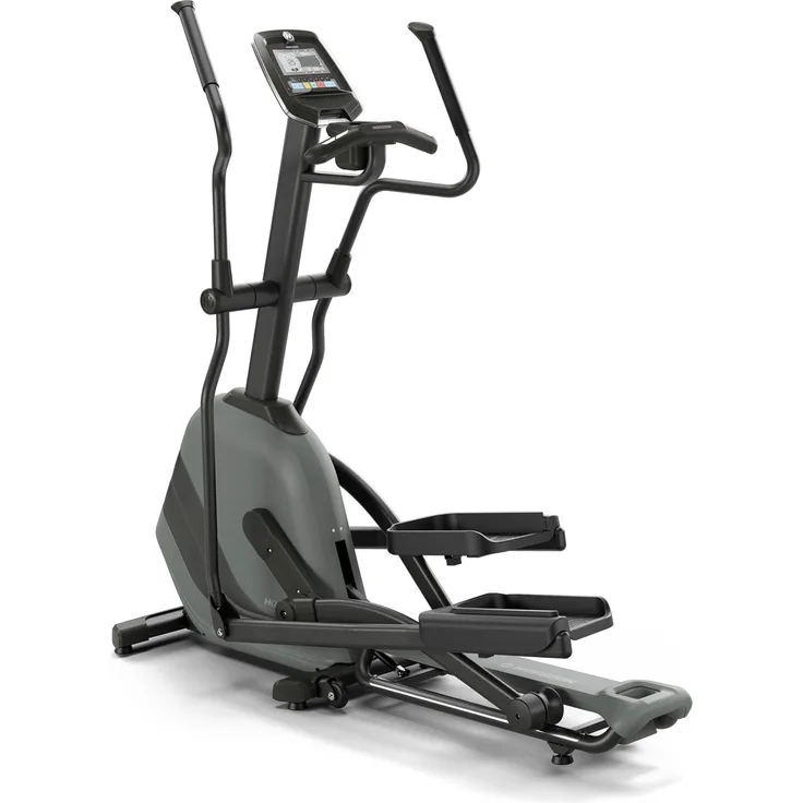 Horizon Fitness Crosstrainer "Andes 5.1", Bluetooth-kompatibel, Folding Design, Grau-Schwarz