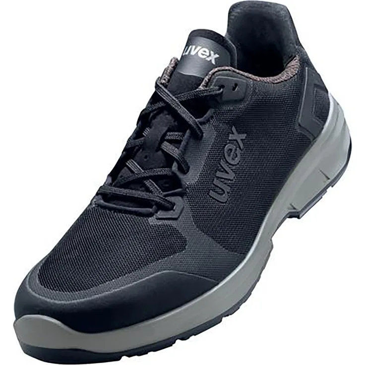 Uvex uvex 1 sport NC Halbschuhe, Sicherheitshalbschuhe O1 FO SRC ohne Zehenkappe, schwarz, Weite 12, Gr. 46