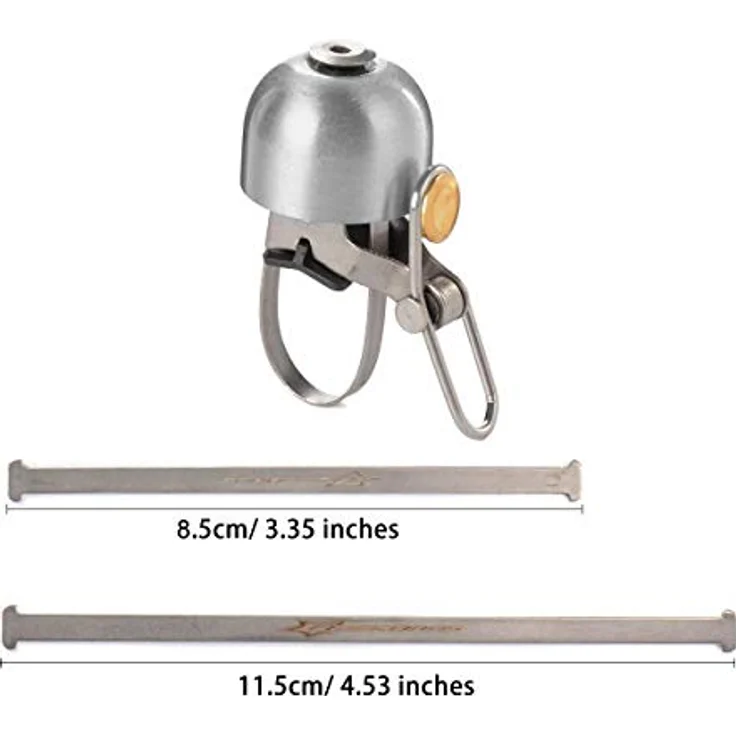 ROCKBROS Fahrradklingel, Handklingel Retro Vintage Horn, über 75DB Lautstärke, für Lenkerdurchmesser 21-31,8mm, leicht und kompakt – Bild 2