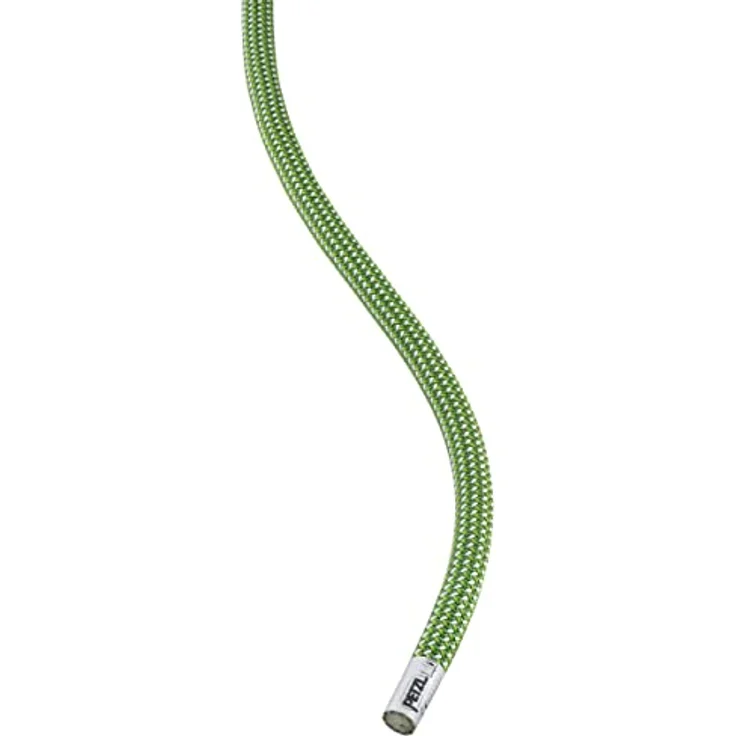 PETZL Contact Wall 9,8mm Einfachseil für Hallenklettern, Polyamid, grün, 40m Länge – Bild 1
