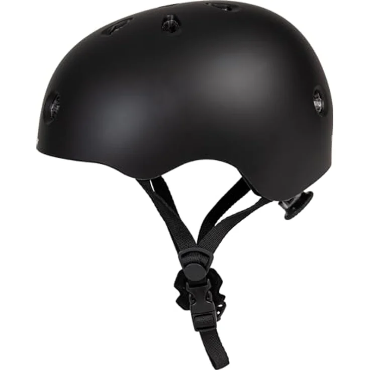 Powerslide Urban Helm Schwarz, Sicherheitshelm für Action Sport, Größe 58-62 cm – Bild 4