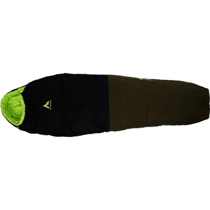 McKINLEY Trekker R 10 Schlafsack, Mumienform, recyceltes Material, Olive Dark/Black, 195 cm, 800 g – Bild 2