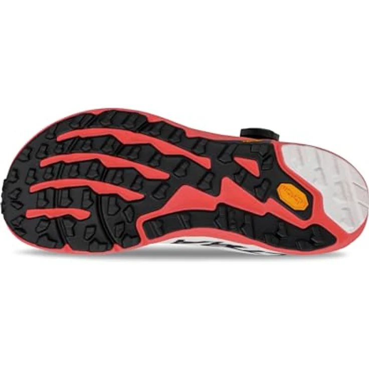 ALTRA Damen TIMP 5 BOA Trailrunning-Schuh, ausgewogene Dämpfung, hohe Polsterung, weiß/korallenrot, 38 EU – Bild 4