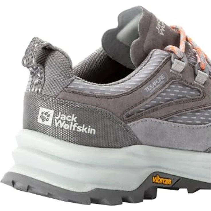 Jack Wolfskin CYROX TEXAPORE LOW W, Wanderschuh wasserdicht mit TEXAPORE-Membran und Vibram®-Sohle – Bild 4