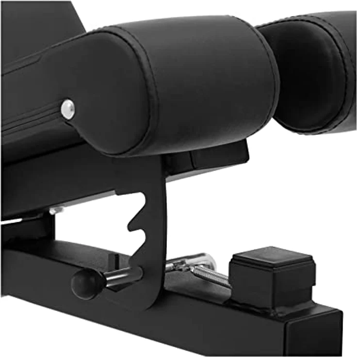 GR Gymrex Gymrex GR-TB 56 Schrägbank bis 150 kg einstellbar 80-180° Neigung Fitnessbank Trainingsbank, robustes Stahl und Kunstleder, ergonomische Polsterung, schwarz – Bild 3