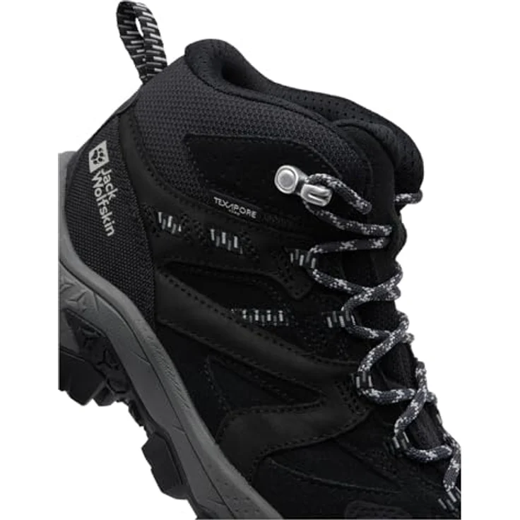 Jack Wolfskin Vojo Tour LT Texapore Mid W, Damen Wanderschuhe mit wasserdichtem Wetterschutz, Grau, Größe 42 – Bild 5