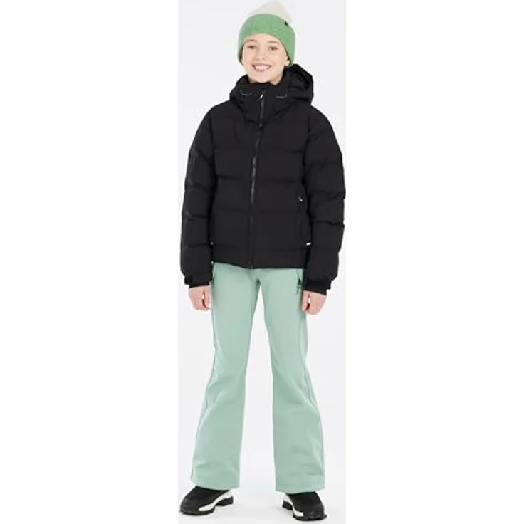 Protest PRTELINY JR, Kinder Schneejacke in True Black mit PFC-freier, wasserabweisender Beschichtung und 10.000 mm Wassersäule, Größe 140 – Bild 3