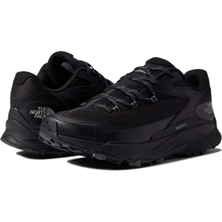 The North Face M VECTIV TARAVAL, Herren Wanderschuh mit niedrigem Schaft und profilierter Gummi-Sohle, schwarz – Bild 1