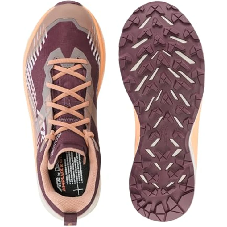 Lowa Amplux 2 GTX Ws, Wanderschuhe mit DYNEVA-Technologie und Lowa Trac-Sohlensystem, bordeaux-ton – Bild 9