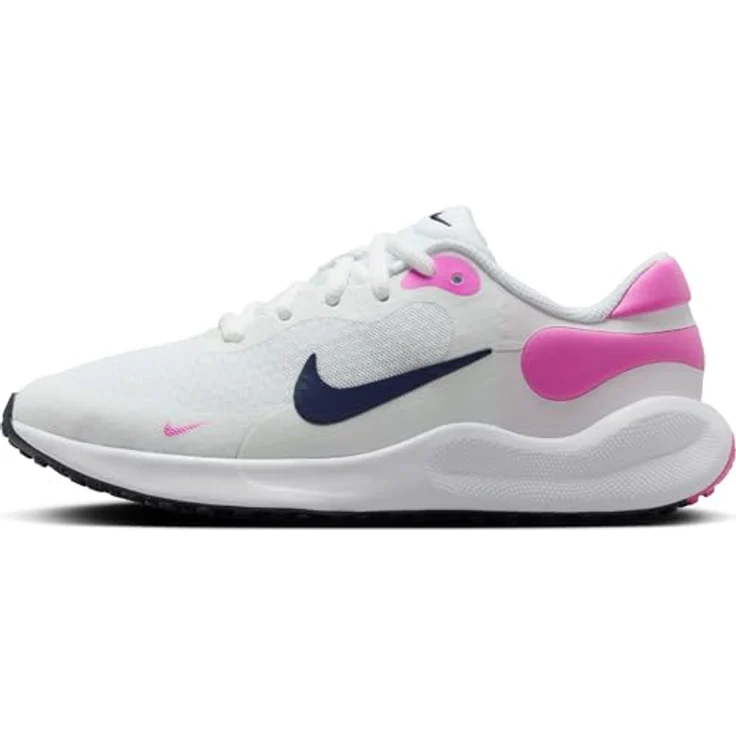 Nike REVOLUTION 7 Mädchen Halbschuh, Laufschuhe mit hohem Tragekomfort, Dämpfung, beige, Größe EUR 36 – Bild 1
