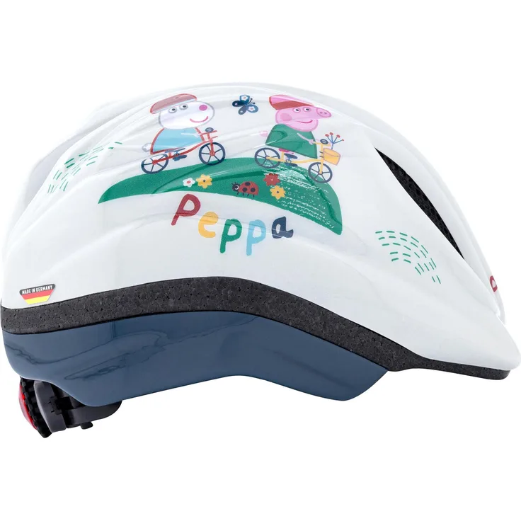 Bike Fashion Kinderhelm Peppa Pig, Fahrradhelm mit Raster-Steckverschluss und weichem Kinnpolster