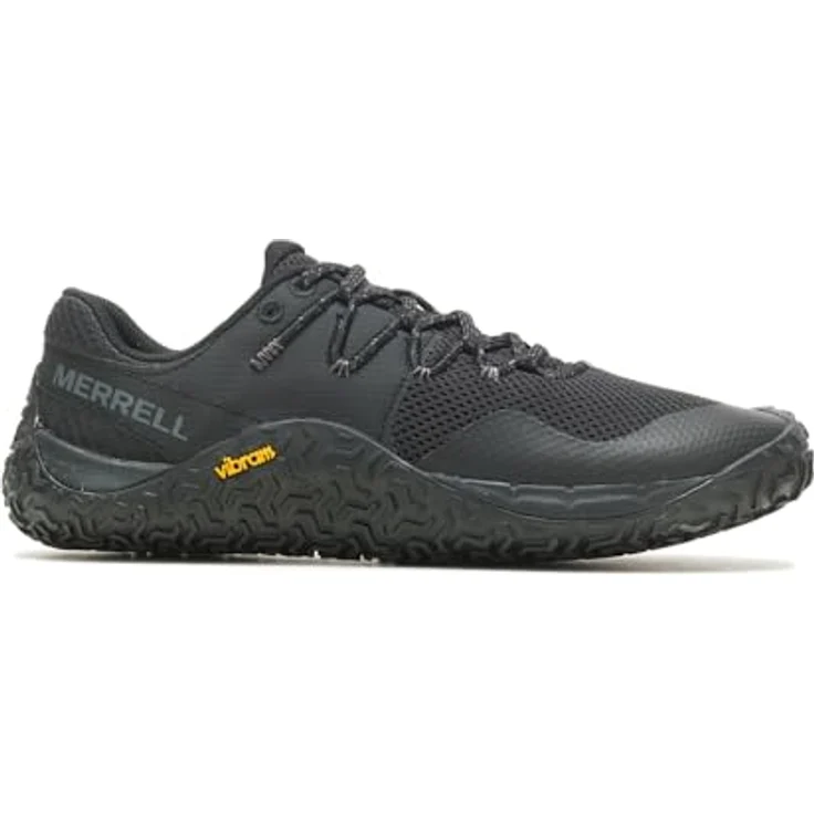 Merrell Trail Glove 7 Trailrunning-Schuhe, Schwarz, EU 40 1/2, recyceltes Mesh, Vibram EcoStep-Sohle, vegan-freundlich – Bild 2